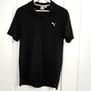 Puma Polo shirt. Men's Medium. Black.